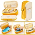 thumbnail image 1 of zanvin Large Capacity Canvas Pencil Case with Zipper, Assorted Colors, 1 Pack, 1 of 5