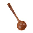thumbnail image 3 of Long Handle Spoon, Glossy Edges Multifunctional Wooden Spoon Scratch Resistant With Hanging Hole For Food Stirring Type 2, 3 of 8