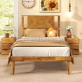 thumbnail image 4 of Costway Twin Size Bed Frame with Headboard Under-Bed Space No Box Spring Needed, 4 of 10