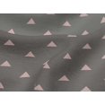 thumbnail image 4 of oneOone Viscose Jersey Light Gray Fabric Triangle Geometric Fabric For Sewing Printed Craft Fabric By The Yard 60 Inch Wide, 4 of 5