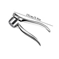 thumbnail image 3 of Oleegame 2PC Kitchen Garlic Crusher Multi Functional Manual Garlic Peeling Garlic Garlic Paste Garlic Garlic Clip Cutting Garlic Silver, 3 of 7