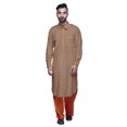 thumbnail image 2 of Atasi Printed Rayon Pathani Kurta With Solid Salwar For Mens Party Wear, 2 of 5