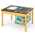 thumbnail image 1 of Costway Table d'Activités 3-en-1 pour Enfants avec Bac à Eau Pliable Sac de Rangement Grande Capacité, 1 of 10