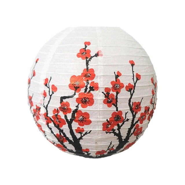YSABOXY Plum Blossom Circular Paper Lamp V9.AU