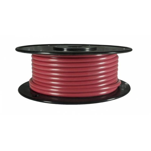 Wirthco W48-81047 Fil Primaire 50 Pieds GPT, Rouge - 8 Gauge