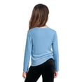 thumbnail image 2 of George Girls' Lace Trim Rib Top, 2 of 6