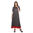 thumbnail image 4 of Moomaya Kurti Longue Imprimée Tenue d'Été Tunique Ligne A pour Femmes, 4 of 5