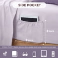 thumbnail image 3 of Regency Heights Queen Size Comforter Set, 9-Piece Bed in a Bag Queen, Purple Bedding Comforter Set with Comforter, Flat Sheets, Fitted Sheets with Side Pockets, 3 of 9