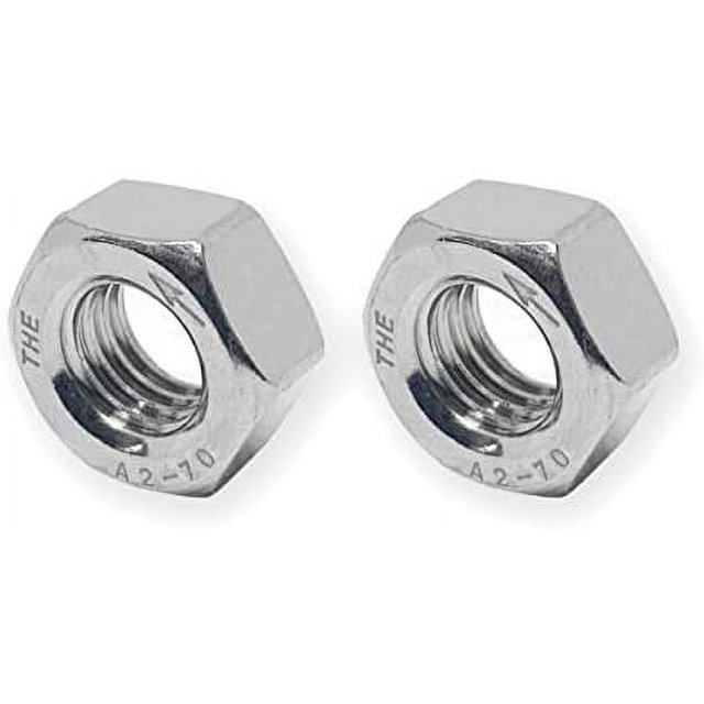 20Pcs M5 Thread Pitch 0.8mm Left Hand Thread Hex Nut 304 Stainless Steel M5 Left - 20Pack M5 Left - 20Pack