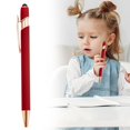 thumbnail image 1 of Personalised Pens Velvet Pen Case Group For Teacher Friends Student Faimily Wedding Business 10ml, 1 of 9
