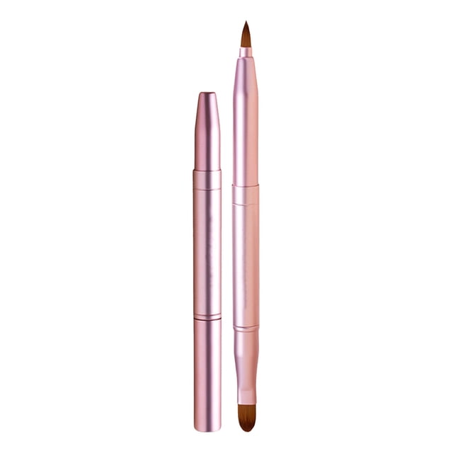 Pinceau à Lèvres Rétractable Applicateur de Maquillage Mélange de Précision Poils Doux
