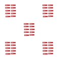 thumbnail image 2 of Thinsony 10 Pcs Bicycle Cable End Caps Professional Wear-resistant Universal Shifting Shifting Red 5Set, 2 of 6