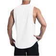 thumbnail image 3 of Timegard Workout Top for Women Crewneck Solid Color Sleeveless Basic Tee Breathable Athletic Shirts Top, 3 of 6