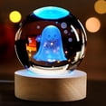 thumbnail image 5 of WHEANG Halloween Lighted In ，Halloween Carved With Luminous Glass Children's Small Night Light Ornament, 5 of 5