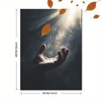 thumbnail image 3 of Spiritual Hand Reaching Light Canvas Wall Art 15.75x11.81 Inches, 3 of 8