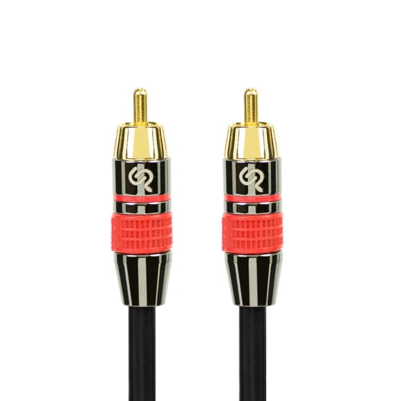 PrimeCables Coaxial Cables Audio Video RCA Cable M/M RG59U 75ohm Gold connector For SPDIF Digital Coax Subwoofer & Composite Video