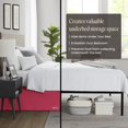 thumbnail image 5 of SGI Bedding 11 Inch Pleated Bed Skirt | Microfiber Bed Skirt | Fade Resistant, Wrinkle Free, Anti-static, Decorative, Extra Storage Space, Clutter-Free | Olympic Queen, Hot Pink, 5 of 5