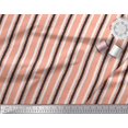 thumbnail image 2 of Soimoi Poly Georgette Fabric Stripe Block Fabric Prints by Yard 52 Inch Wide, 2 of 3