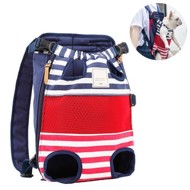 Sac à Dos de Transport pour Chien – Jambes Sorties, Sac à Dos de Transport pour Animal de Compagnie Orienté vers l'Avant pour Petits, Moyens et Grands Chiens, Coussin de Sécurité avec Soutien Dorsal pour Voyage, Randonnée, Marche en Plein Air