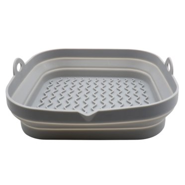Doublure en Silicone pour Friteuse à Air Chaud Carrée - Panier en Silicone Réutilisable pour Friteuse à Air - Facile à Nettoyer
