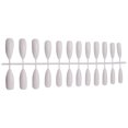 thumbnail image 1 of 1 Set False Nails Wear-resistant Fashionable Classic Trend Different Colors Exquisite Appearance Distinctive Fake Accessories SM17-W White, 1 of 4