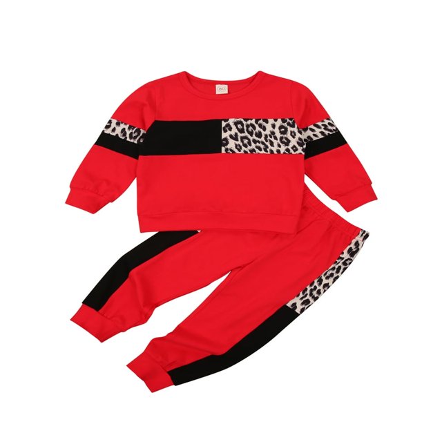 Baby Boys 2PCS Pants Sets Long Sleeve Round Neck Sweatshirt Tops Solid Color Pants Sets