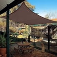 thumbnail image 4 of Heavy Duty Sun Shade Sail for Patio - 78x78 Inch Rectangle Sand Color UV Block Outdoor Canopy for Backyard, Garden & Sandbox, 4 of 7