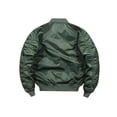 thumbnail image 2 of Innerwin Jacket Windproof Mens Outwear Outdoor Solid Color Lightweight Bomber Jackets Army Green M, 2 of 3