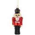 thumbnail image 1 of Northlight Ornement de Noël Suspendu en Verre 5 Pouces Nutcracker Soldier, 1 of 5