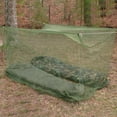 thumbnail image 3 of Essen Outdoor Single Mosquito Net Portable Army Green Folding Bed Tent for Camping, 3 of 6