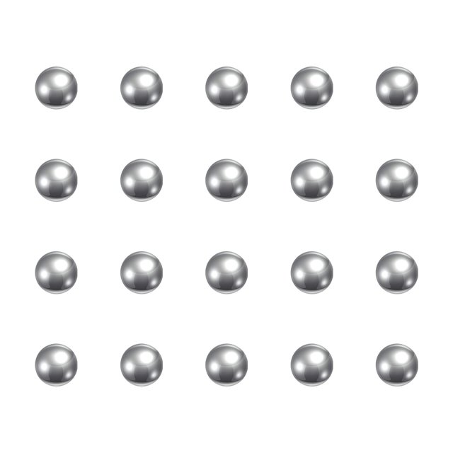 Unique Bargains Billes de Roulement en Acier Chromé 7/64 Pieds G25 Précision, Lot de 100