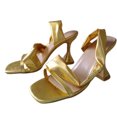 thumbnail image 4 of LSLJS Sandales Pantoufles à Talons Hauts pour Femmes, Aguichant, Dorées, Mode, à Porter à l'Extérieur, à Brides, à Bout Ouvert, pour Fête, Pantoufles pour Femmes, 4 of 5