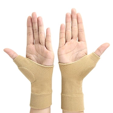 Yeacher 1 Pair Thumb Wrist Support Hand Brace Wrap Thumb Protector for Arthritis Tendonitis Pain