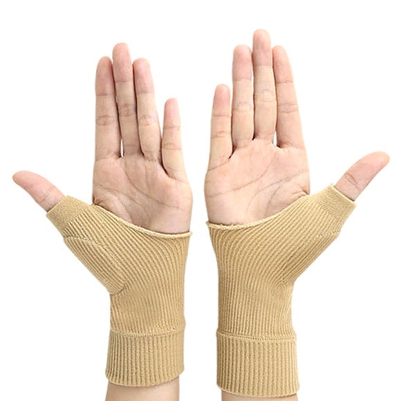 Yeacher 1 Pair Thumb Wrist Support Hand Brace Wrap Thumb Protector for Arthritis Tendonitis Pain