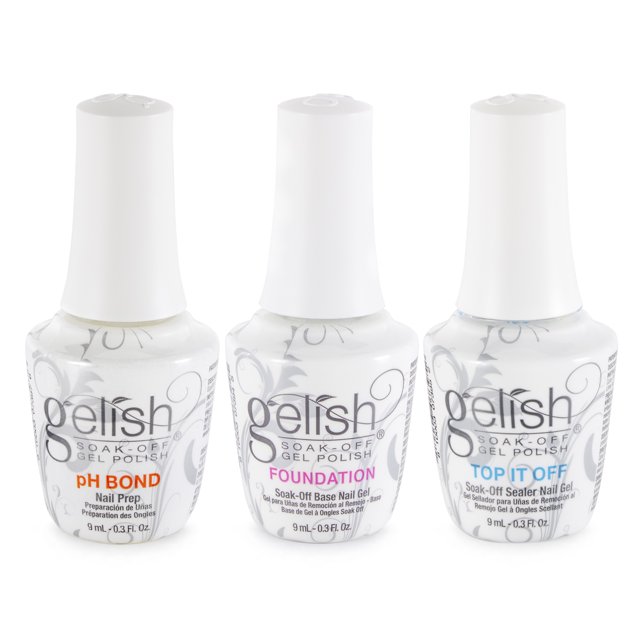 Gelish Mini Formidable Trio Essentials Collection Tremper hors Gel Vernis à Ongles Kit