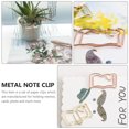 thumbnail image 4 of 20Pcs Bookmark Clips Book Shape Paper Clips Memo Clamps Office Supplies, 4 of 9