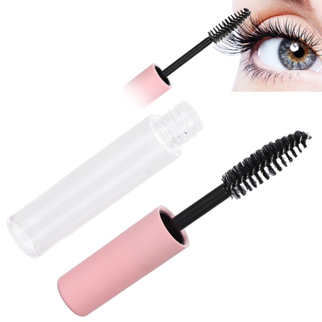 Flacon de Mascara Vide, Flacons de Mascara Transparents Rechargeables Couvercle Fileté pour Usage Quotidien