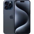 thumbnail image 1 of Refurbished Apple iPhone 15 Pro Max A2849 - eSIM ONLY - (Fully Unlocked) 256GB Blue Titanium (Grade A+), 1 of 1