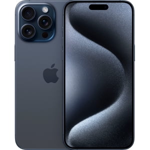 Rénovés Apple iPhone 15 Pro Max A2849 - eSIM ONLY - (Entièrement déverrouillé) 256GB Titanium bleu (grade A+)
