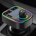 thumbnail image 1 of Wuztai Bluetooth Car Adapter Transmitter, Wireless FM Transmitter with Fast Charging, Bluetooth 5.0 Car Kit for Music Streaming Hands-Free Calling, USB QC PD Charger MP3 Player for Car Stereo, 1 of 7