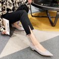 thumbnail image 3 of fastboy 2 Pcs Chaussures Époustouflantes Cuir Texture Riche Chaussures Résistantes à l'Usure pour Mocassins Lot de 2/lot Chaussures Confortables pour Cour Argent 37.1, 3 of 6