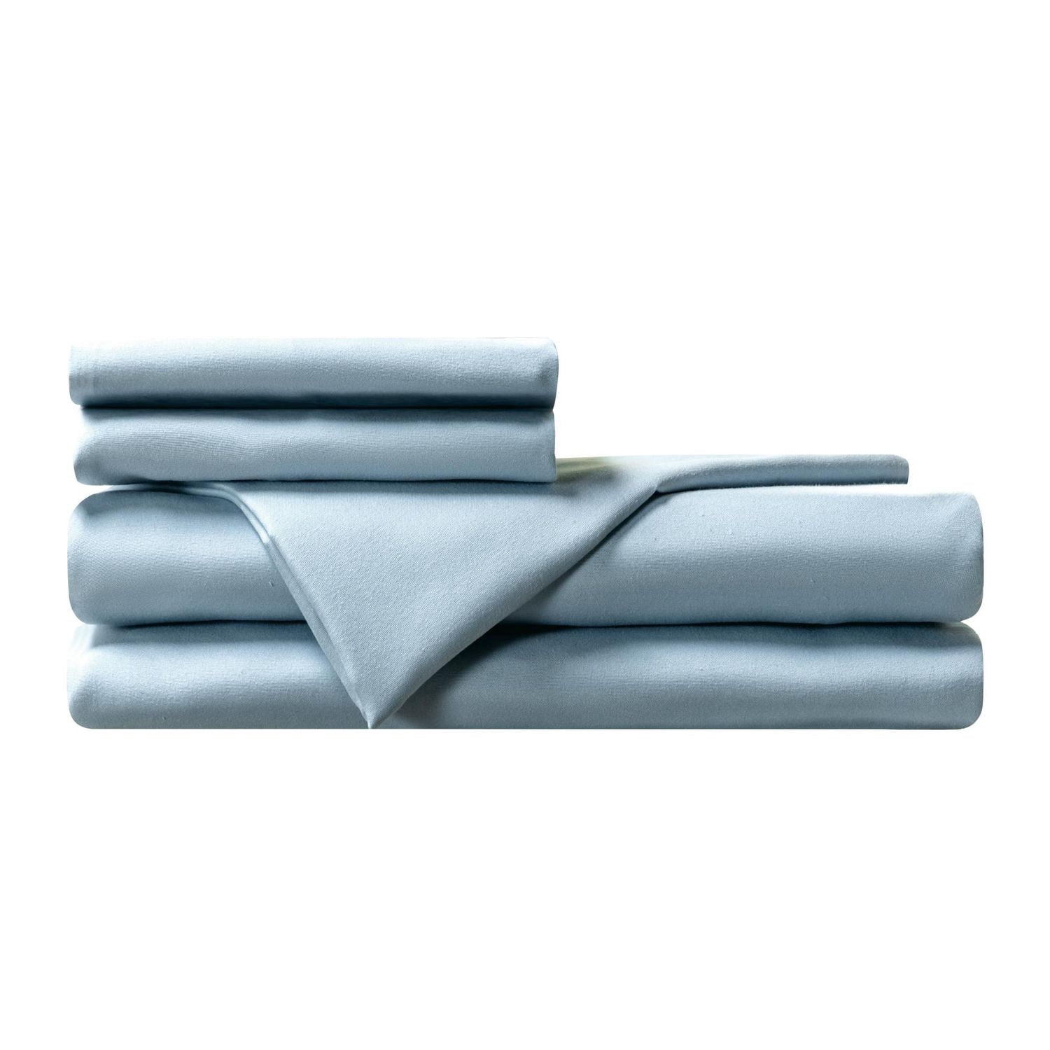 Ensemble de draps en microfibre doux et facile d'entretien Mainstays bleu, lit 2 places - Rentrée des classes!