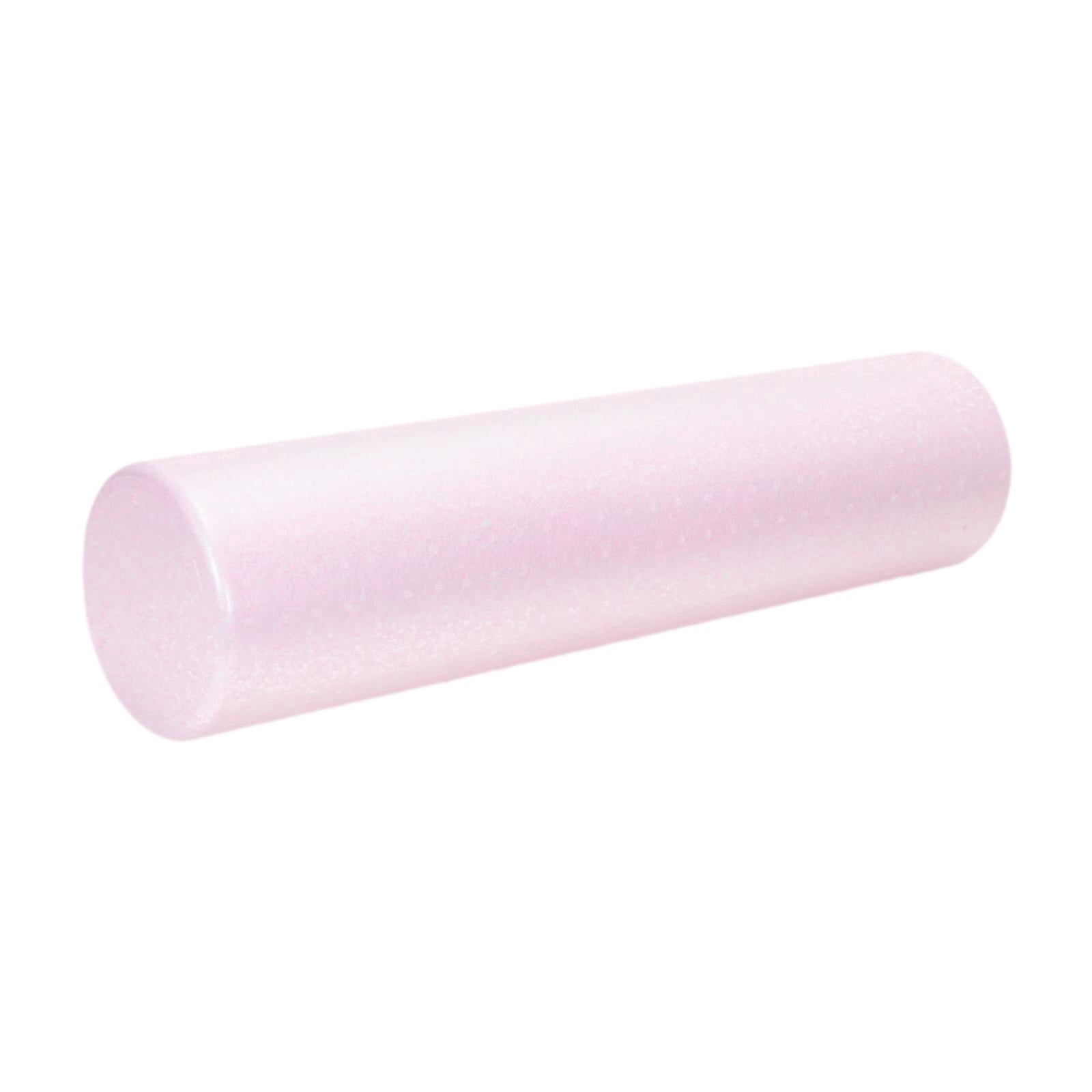 DYNWAVECA Rouleau en Mousse Rouleau de Pilates Solide Léger Exercice d'Équilibre et du Tronc Colonne pour Taille Extensible Massage Exercice Musculaire Rose