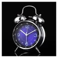 thumbnail image 1 of 4 inches Twin Bell Alarm Clock, Loud Alarm Clock with Backlight for Bedroom, Battery Operated, 1 of 6