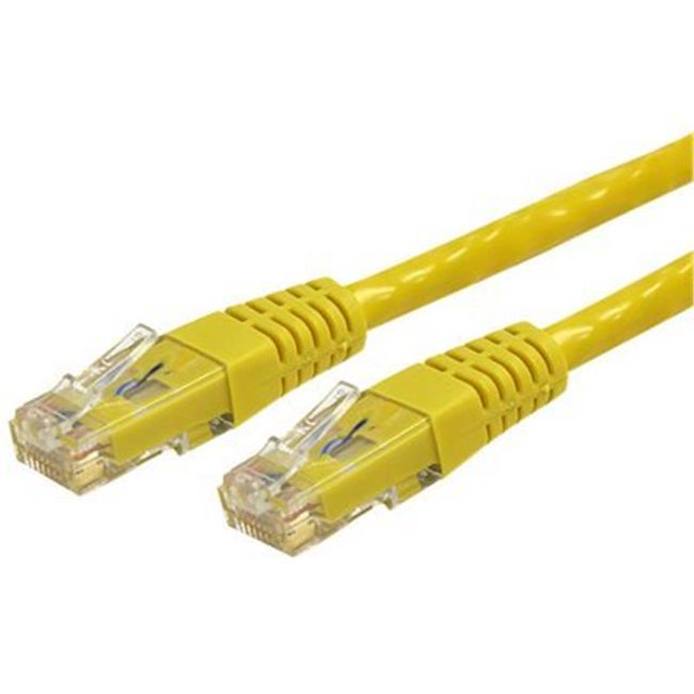 3 ft. Yellow Molded Cat6 ETL Verified UTP Patch Cable