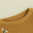 thumbnail image 3 of Chandails à Col pour Bébé Manches Longues Pulls Tricotés Amples, 3 of 7