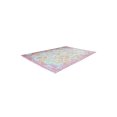 thumbnail image 4 of Alfa Rich 7x10 Tapis Réversible Rose Orange Turquoise pour Décoration de Chambre Lavable en Coton Adapté aux Animaux, 4 of 4