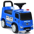 thumbnail image 1 of Costway Kids Ride On Push Police Car Licensed Mercedes Benz Push and Ride Racer, 1 of 10