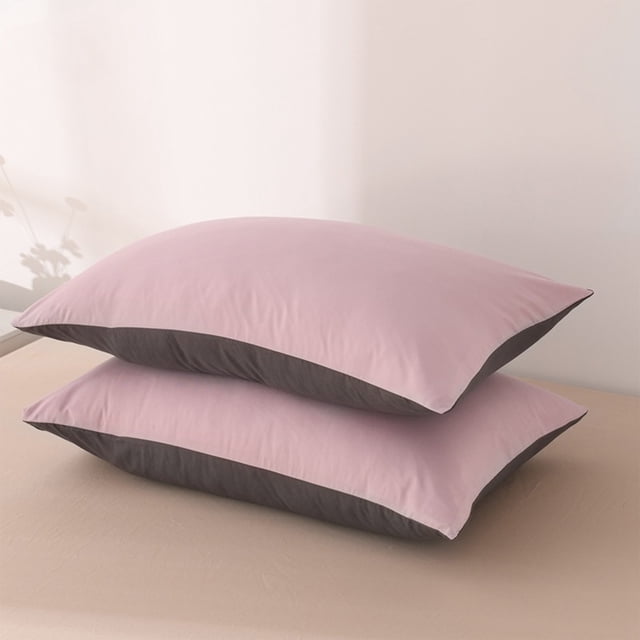 Fiber Pillow Core Isolation Pillow Yellow Cover Hotel Protective Cover Breathable Oil Proof Friendly Household Pillowcase