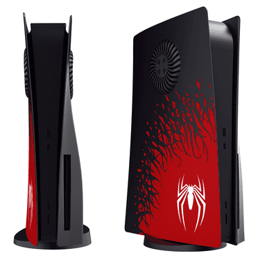 Housses de Console pour PlayStation 5 - Coque de Remplacement à Panneau Ventilé Motif Araignée PS5
